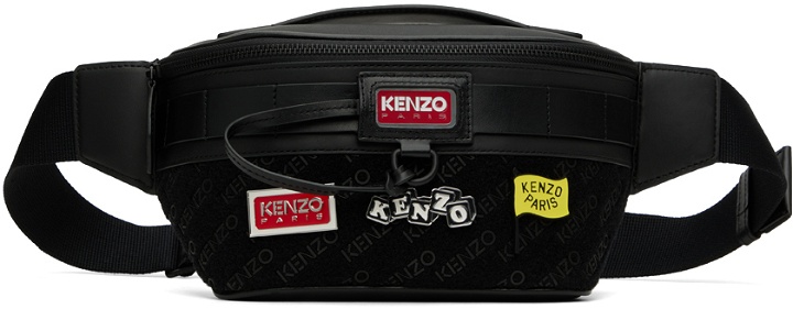 Photo: Kenzo Black Kenzo Paris Velcro Belt Bag