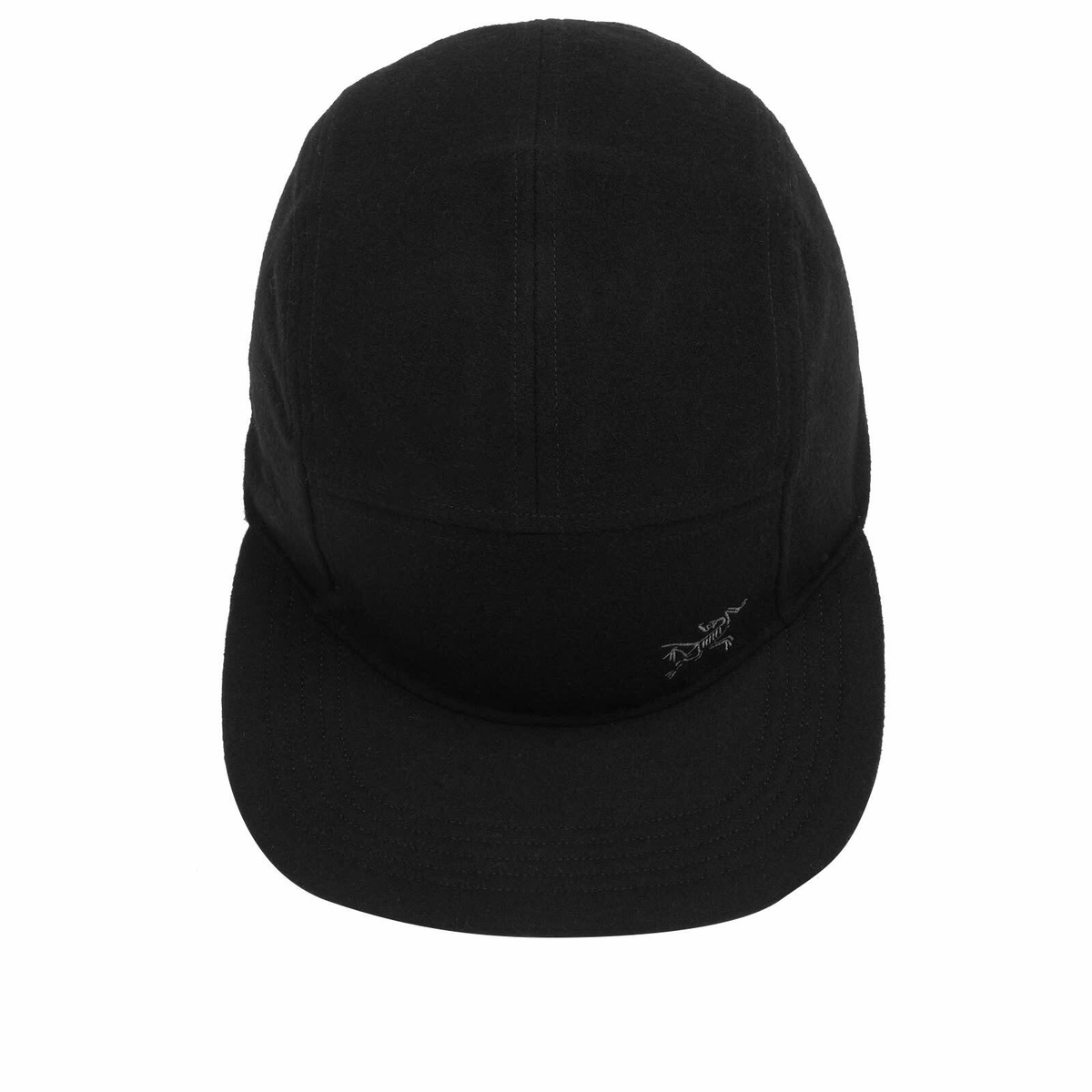 Arc'teryx Men's Wool Calidum 5 Panel Cap in Black Arc'teryx