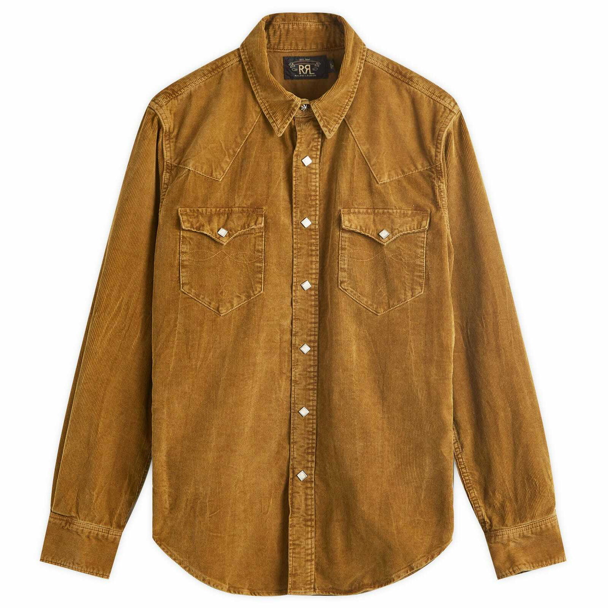 RRL Men's Buffalo Western Shirt in Faded Tan RRL