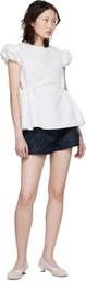 Cecilie Bahnsen Navy CBcolette Shorts