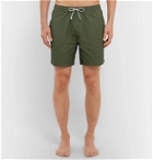 Mollusk - Vacation Mid-Length Cotton-Blend Swim Shorts - Green