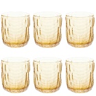 Soho Home Mara Tumbler Glasses - Set of Six in Amber