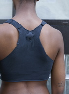 GREG ROSS Raw Cut Bra Top