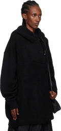 Y's Black Toggle Hoodie
