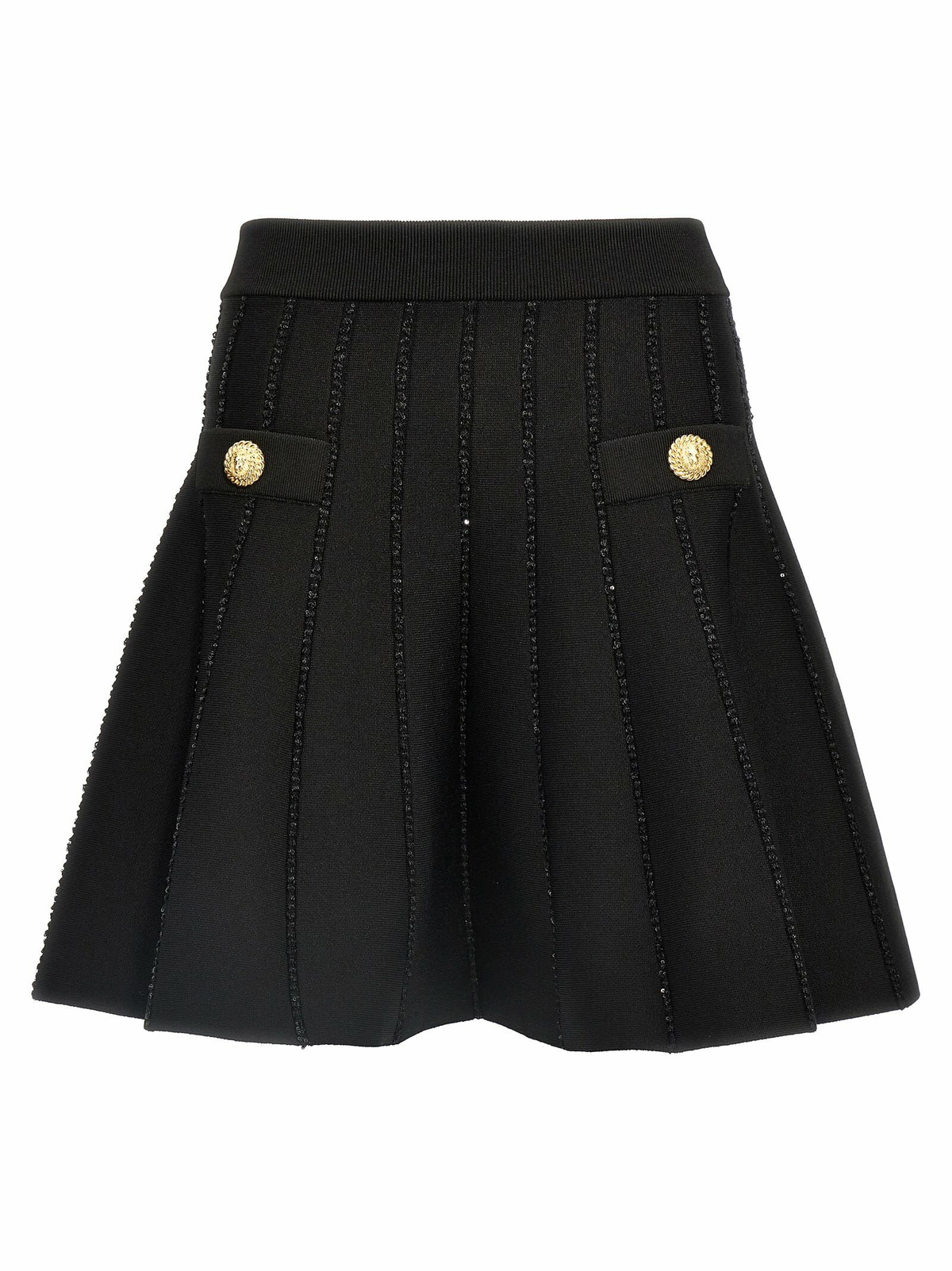 【送料&関税込】Balmain Hw Monogram Knit Knee Skirt Balmain Hw Monogram Knit Knee Skirt Balmain