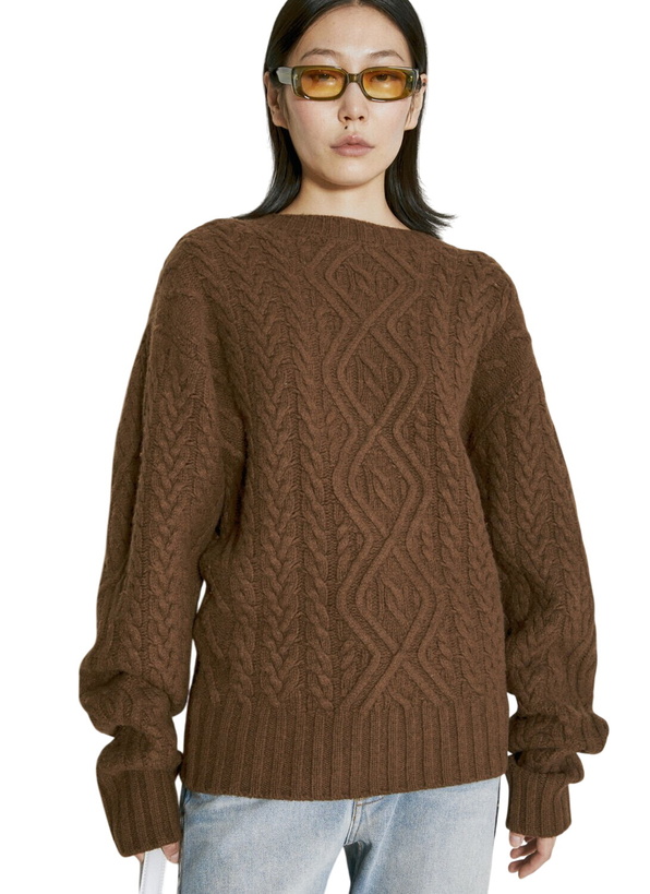 Photo: Martine Rose Wool Cable Knit Sweater