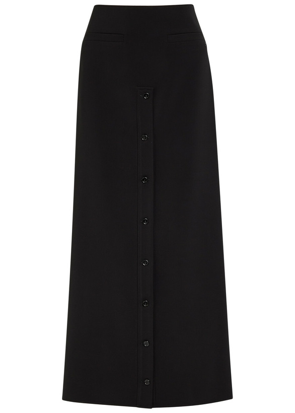 Photo: Courrèges Crepe Maxi Skirt Black
