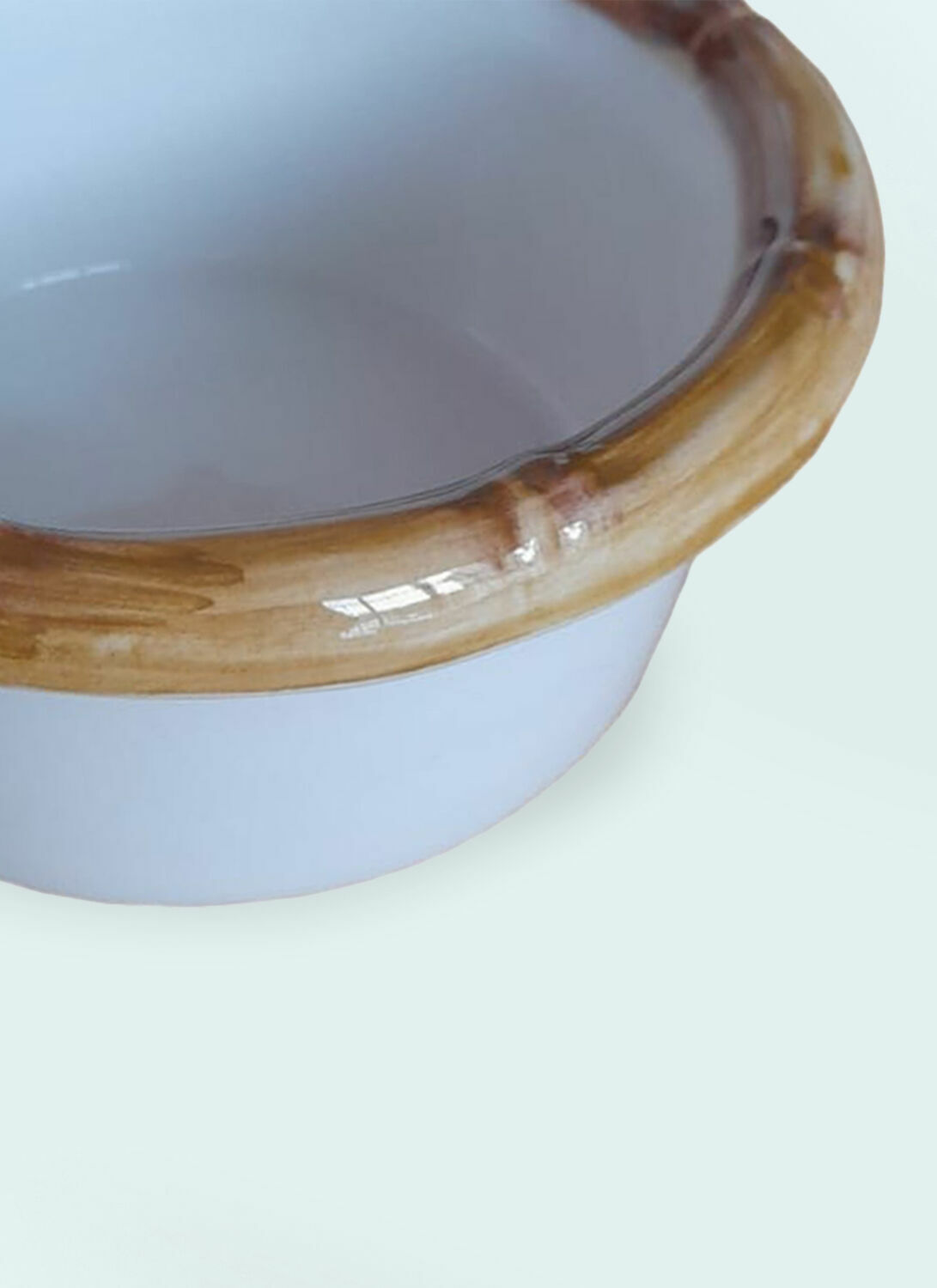 Les-Ottomans Set Of Two Bamboo Starter Bowls