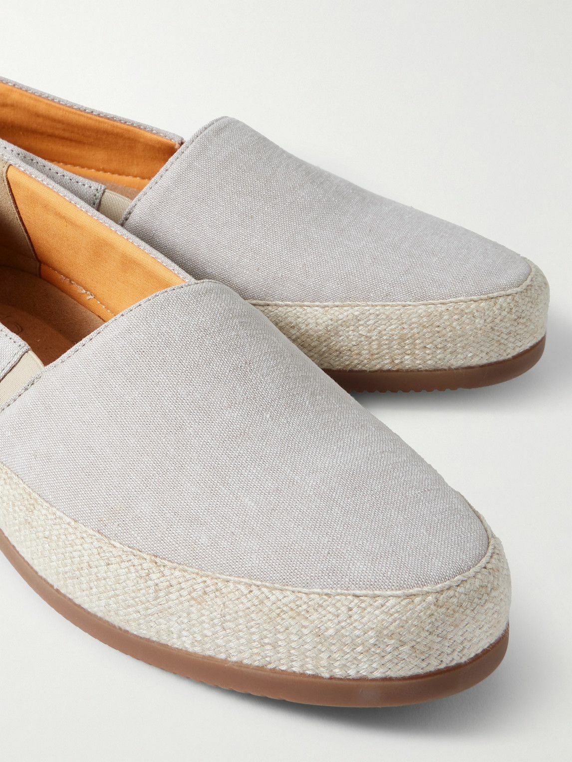 Mulo - Linen Espadrilles - Gray