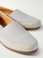 Mulo - Linen Espadrilles - Gray