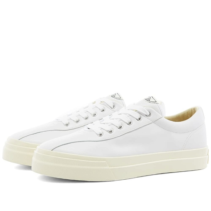 Photo: Stepney Workers Club Men's Dellow Leather Sneakers in White
