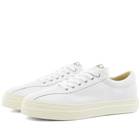 Stepney Workers Club Men's Dellow Leather Sneakers in White