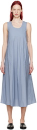 Youth Gray Lettuce Edge Midi Dress