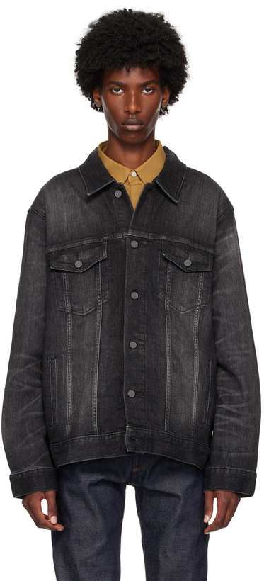 Photo: Calvin Klein Black Elongated Denim Jacket