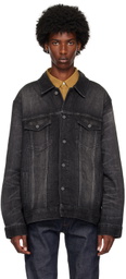 Calvin Klein Black Elongated Denim Jacket