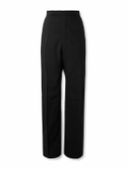 Rick Owens - Geth Straight-Leg Grain de Poudre Wool Trousers - Black