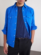 TOM FORD - Lyocell and Cotton-Blend T-Shirt - Blue