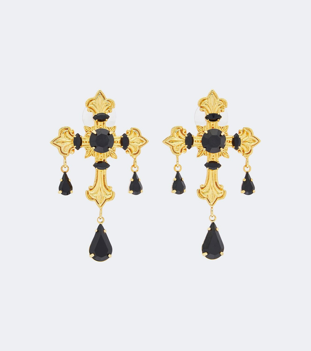 Jennifer Behr Davina 18kt gold-plated earrings