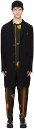 UMA WANG Black Giovanni Coat