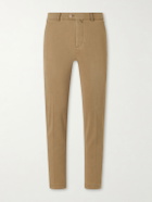 Kiton - Straight-Leg Lyocell-Blend Trousers - Brown
