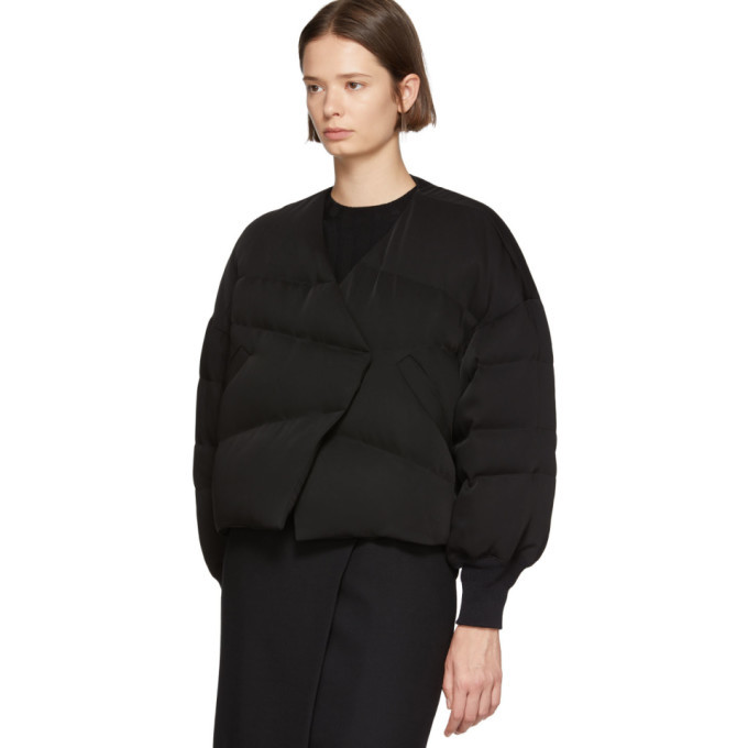 Enfold Black Short Millione Down Coat