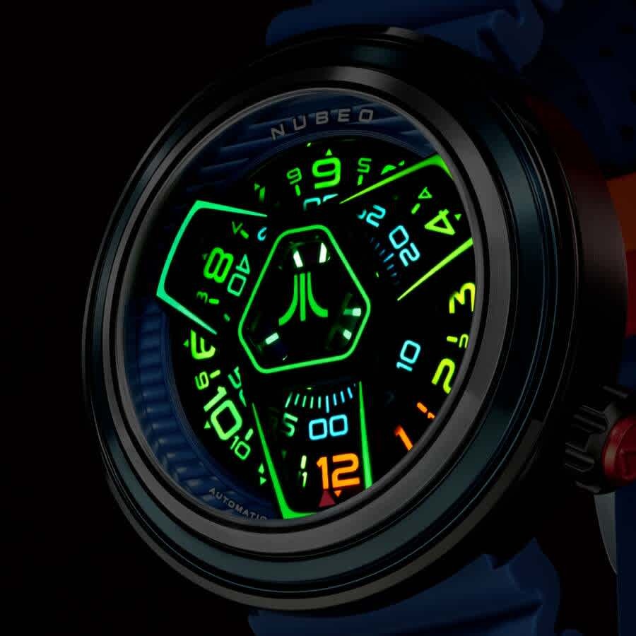 Nubeo Ventana Blue Dial Mens Watch NB-6125-05