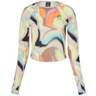 P.E Nation Women's x Asics Long Sleeve Kaizen Top in Active Print