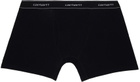 Carhartt Work In Progress Two-Pack Black Cotton Boxers