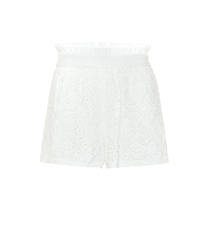 Photo: Simkhai - Alexandra cotton broderie-anglaise shorts