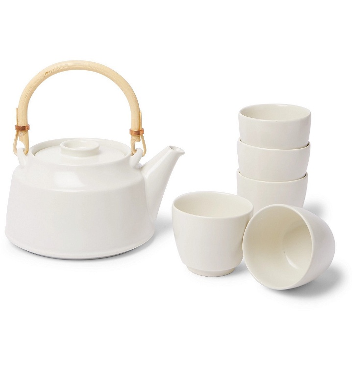 Photo: BY JAPAN - Ceramic Japan Dobkin Tea Set - White
