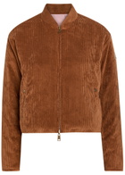 Moncler Blageon Reversible Padded Corduroy Jacket Brown