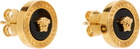 Versace Enamel Medusa Stud Earrings