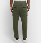 Barena - Cotton-Blend Ripstop Cargo Trousers - Dark green