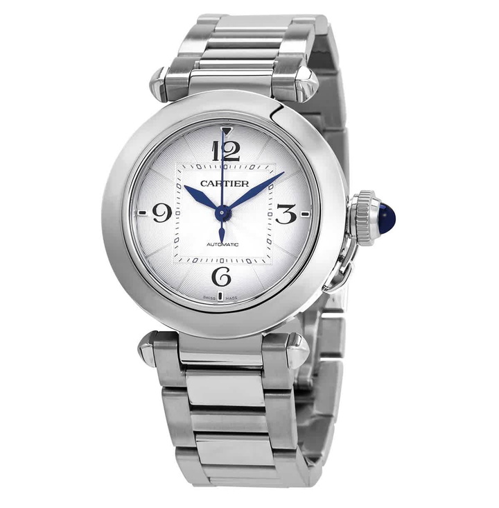 Photo: Cartier Pasha Automatic Silver Dial Ladies Watch WSPA0013