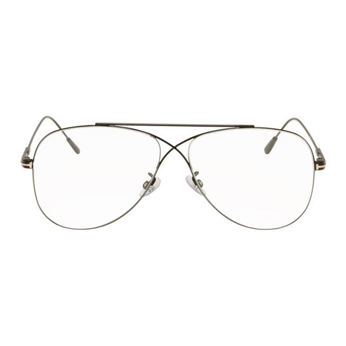 Photo: Tom Ford Black Criss-Cross Aviator Glasses