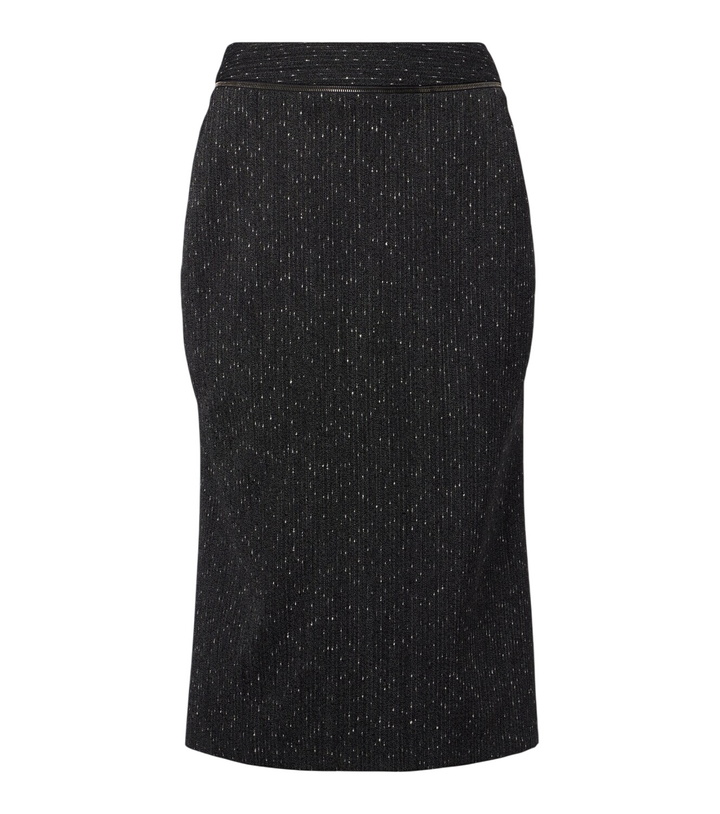 Photo: McQueen Pinstripe pencil skirt