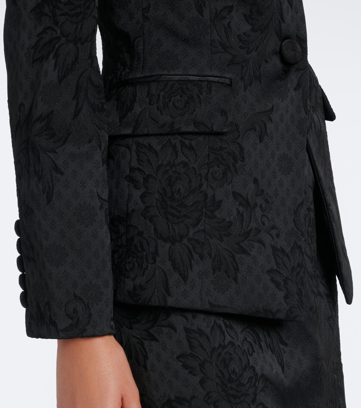 Veronica Beard Bodie floral jacquard jacket