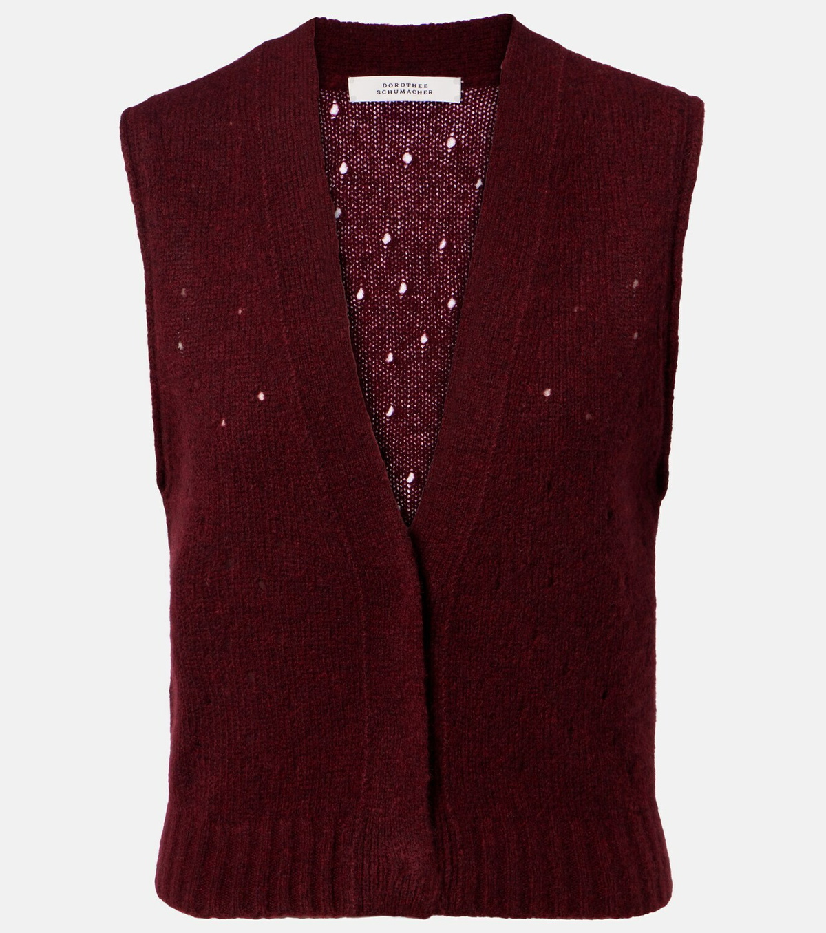 Dorothee Schumacher Luxury Love cashmere sweater vest