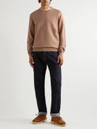 Mr P. - Wool and Cashmere-Blend Sweater - Brown