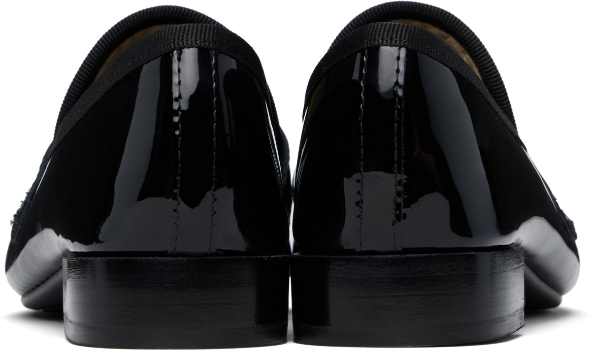 Repetto Black Michael Rubber Sole Loafers