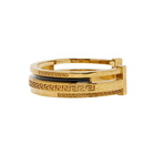 Versace Gold Greek Cuff Bracelet