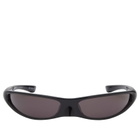 Balenciaga BB0383S Sunglasses in Black/Grey 