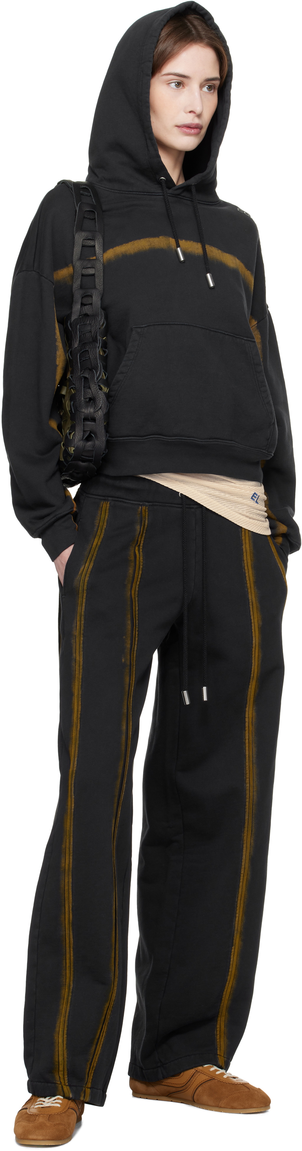 Eckhaus Latta Black 'El Sweatpant' Lounge Pants