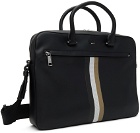 BOSS Black Signature Stripe Faux-Leather Briefcase