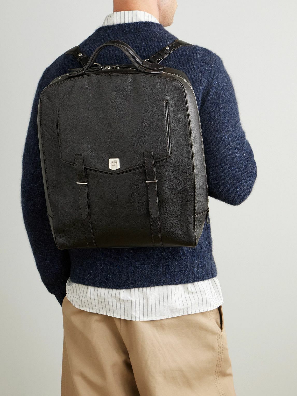Métier - Rider Full-Grain Leather Backpack