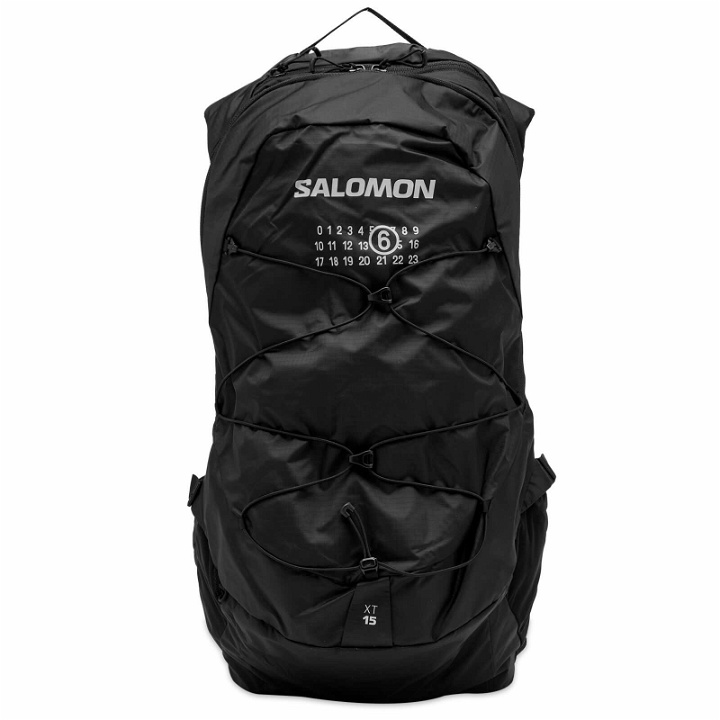 Photo: MM6 Maison Margiela Men's x Salomon XT 15 Hiking Backpack in Black