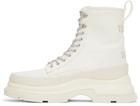 both White Gao Eva High Boots