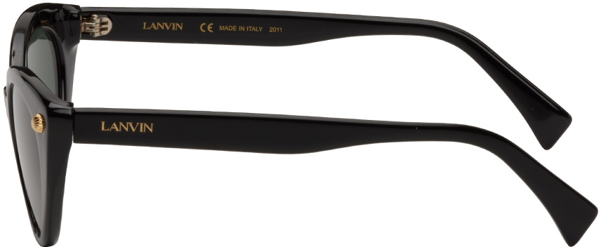 Lanvin Black Cat-Eye Sunglasses Lanvin