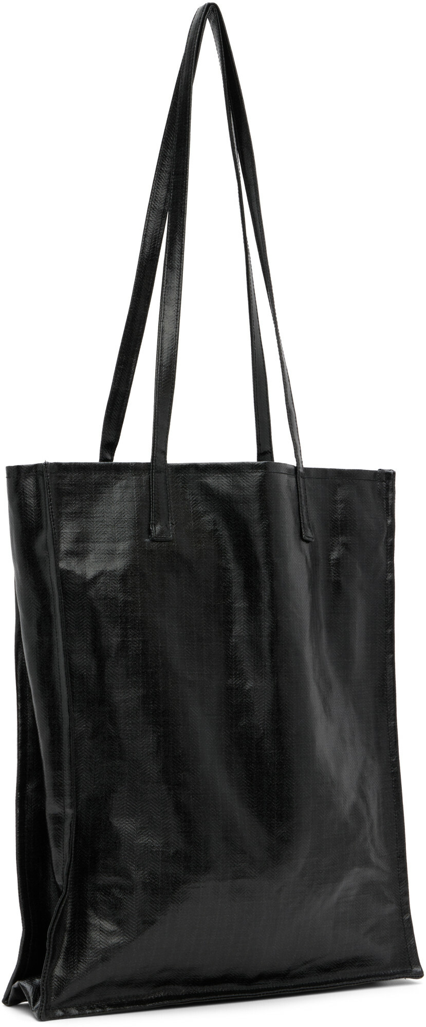 BAMBOU ROGER KWONG Black WR Bonded Herringbone Rectangle Bag