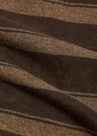 Oliver Spencer Judo Striped Cotton Polo Shirt Brown